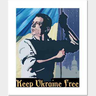 Support Ukraine Posters and Art